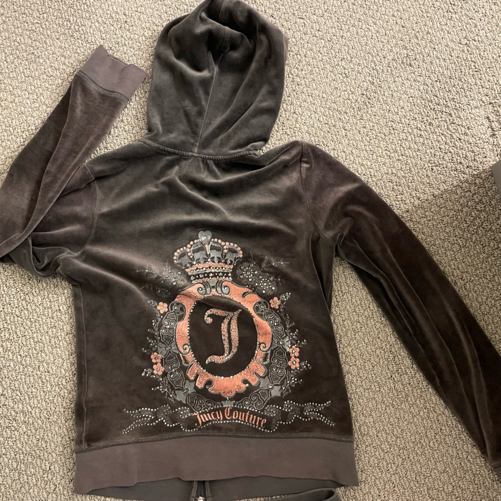 Juicy couture zip up hoodie & pant